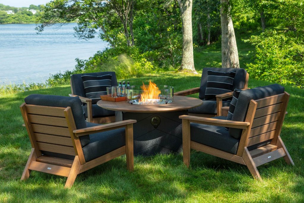 aura fire pit from ovation outdoor