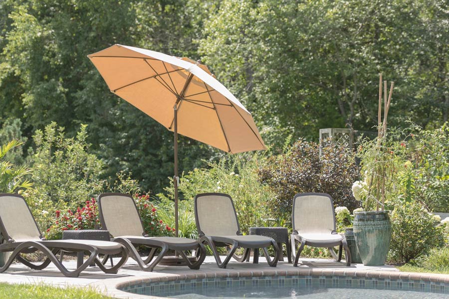 Frankford premium umbrellas - zero maintenance