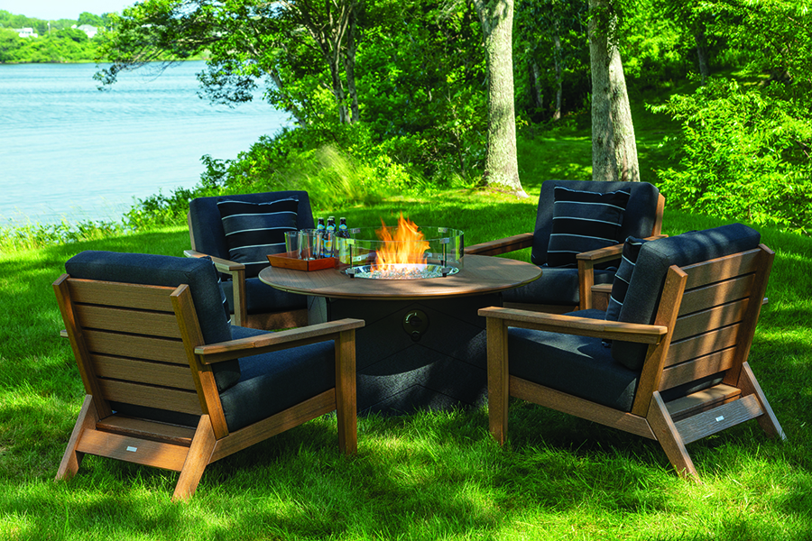 Aura Fire Tables outdoor furniture - zero maintenance