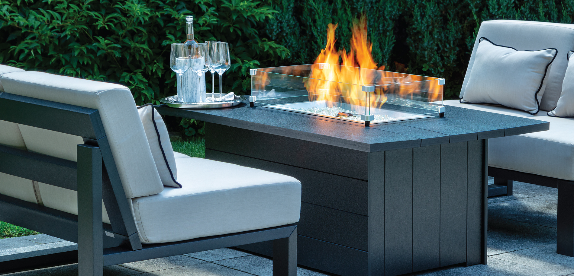 Aura Fire Tables outdoor furniture - Marine Grade