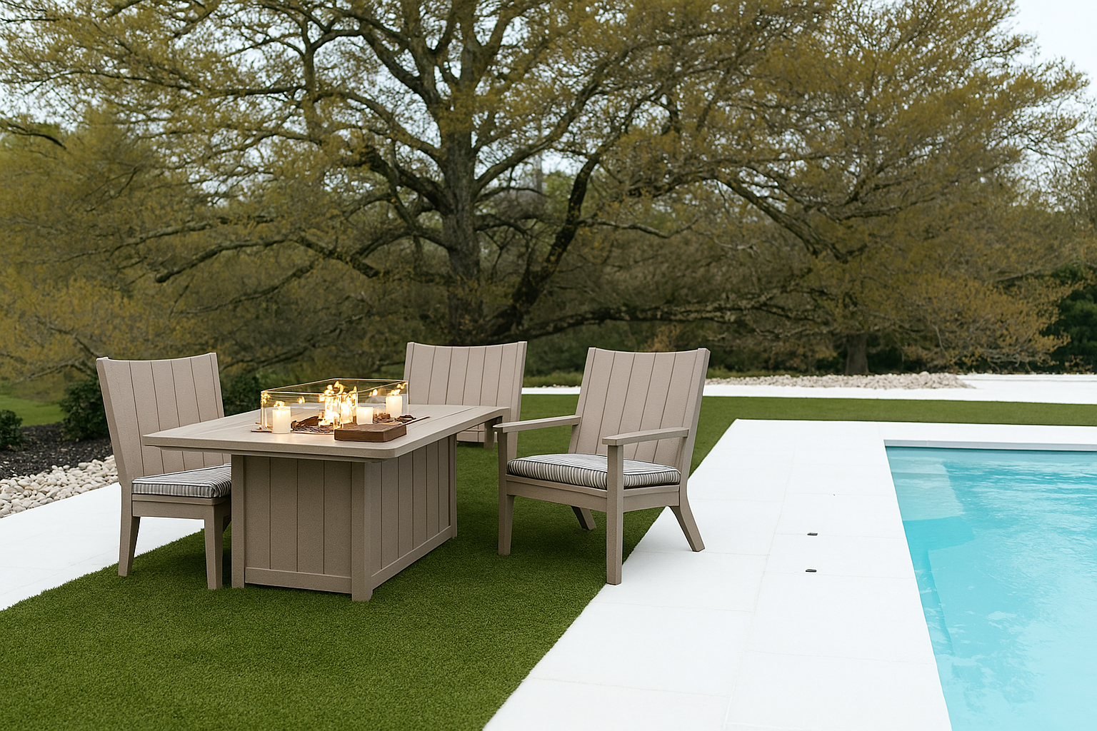HIP outdoor furniture - 316 Stainless steel fittings